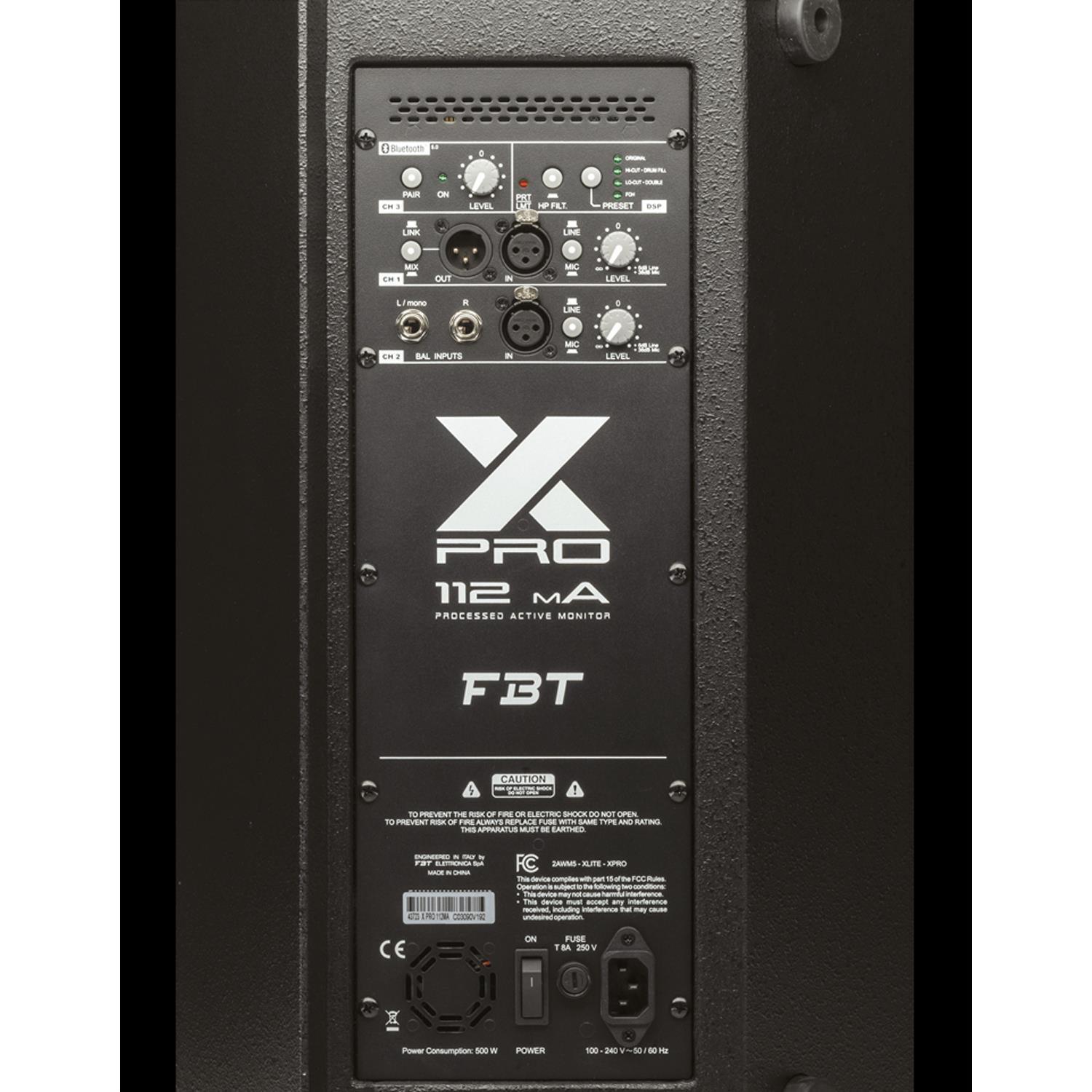 FBT X-PRO 112MA 12" Active Powered Stage Monitor - DY Pro Audio