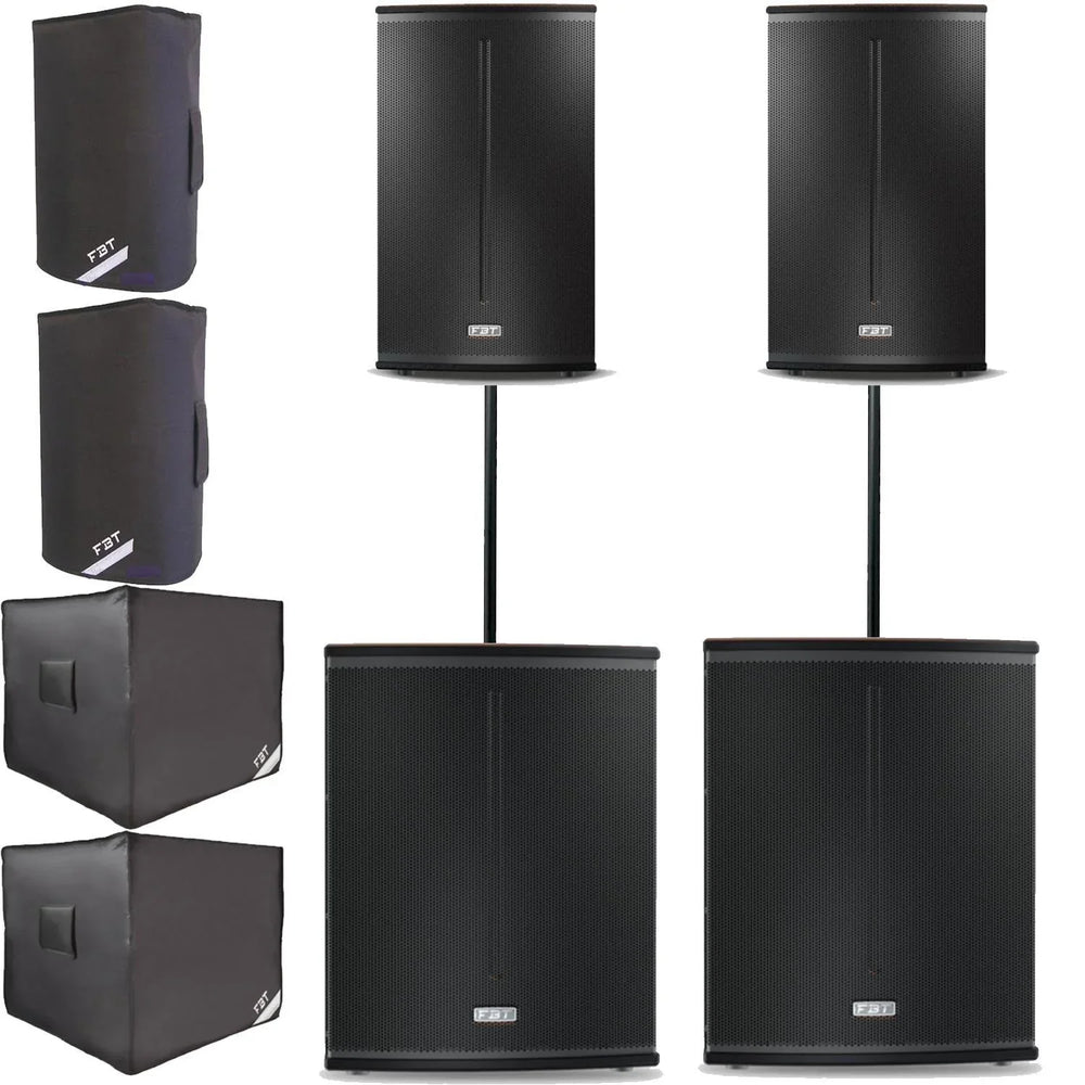 FBT X-2000 bundle with X-Lite 110A speakers and X-Sub 115SA subwoofer
