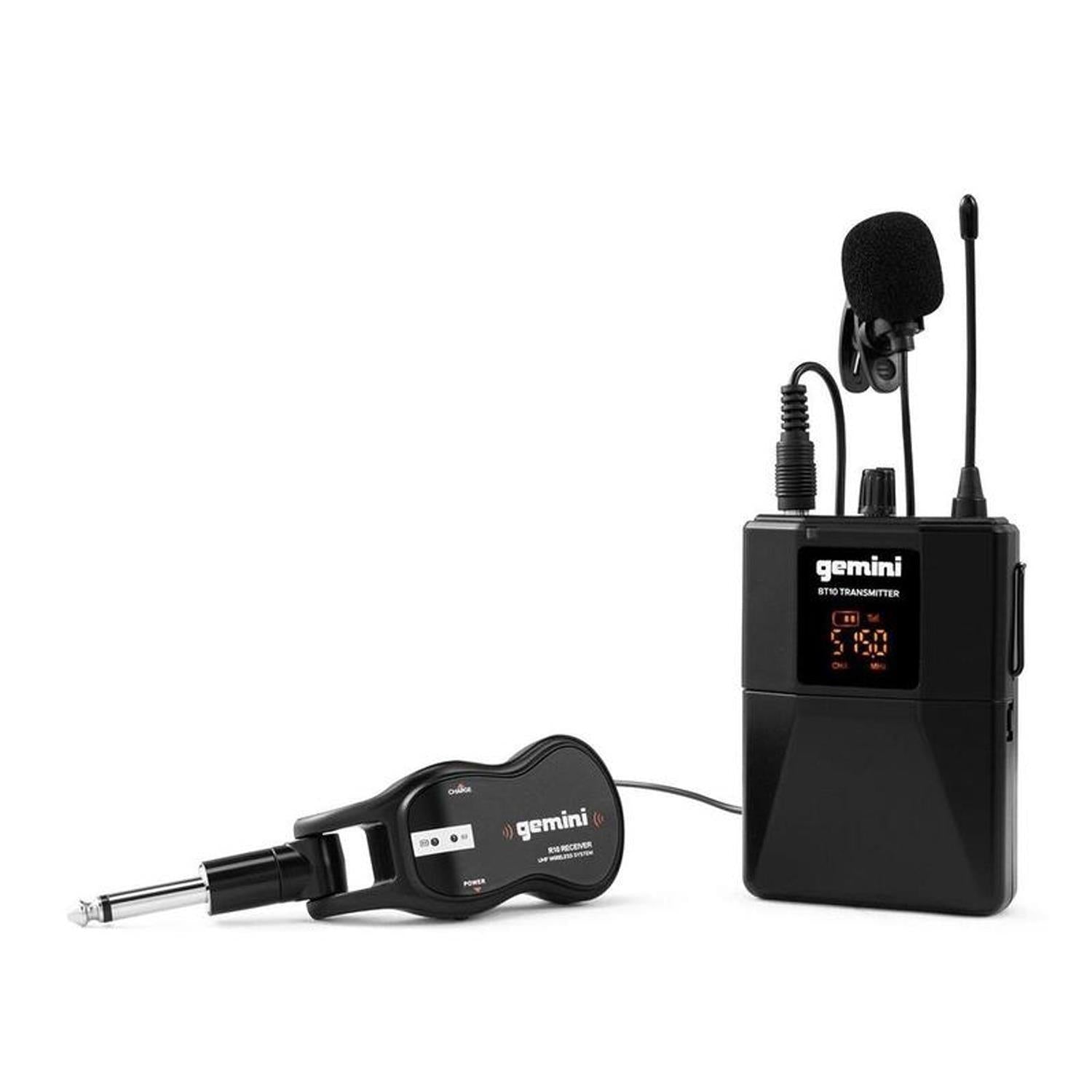 Gemini GMU-HSL100 UHF Beltpack Wireless Microphone System - DY Pro Audio