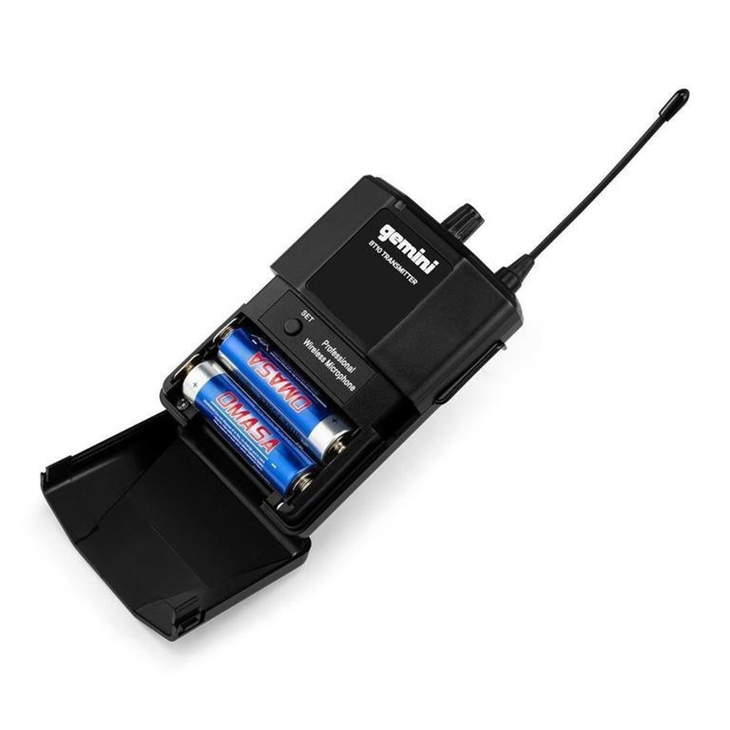 Gemini GMU-HSL100 UHF Beltpack Wireless Microphone System - DY Pro Audio