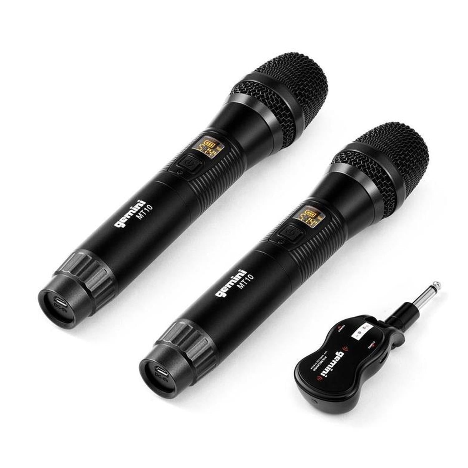 Gemini GMU-M200 Dual UHF Wireless Microphone System - DY Pro Audio