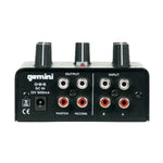 Gemini MM1BT 2-Channel Professional Analog DJ Mixer with Bluetooth - DY Pro Audio