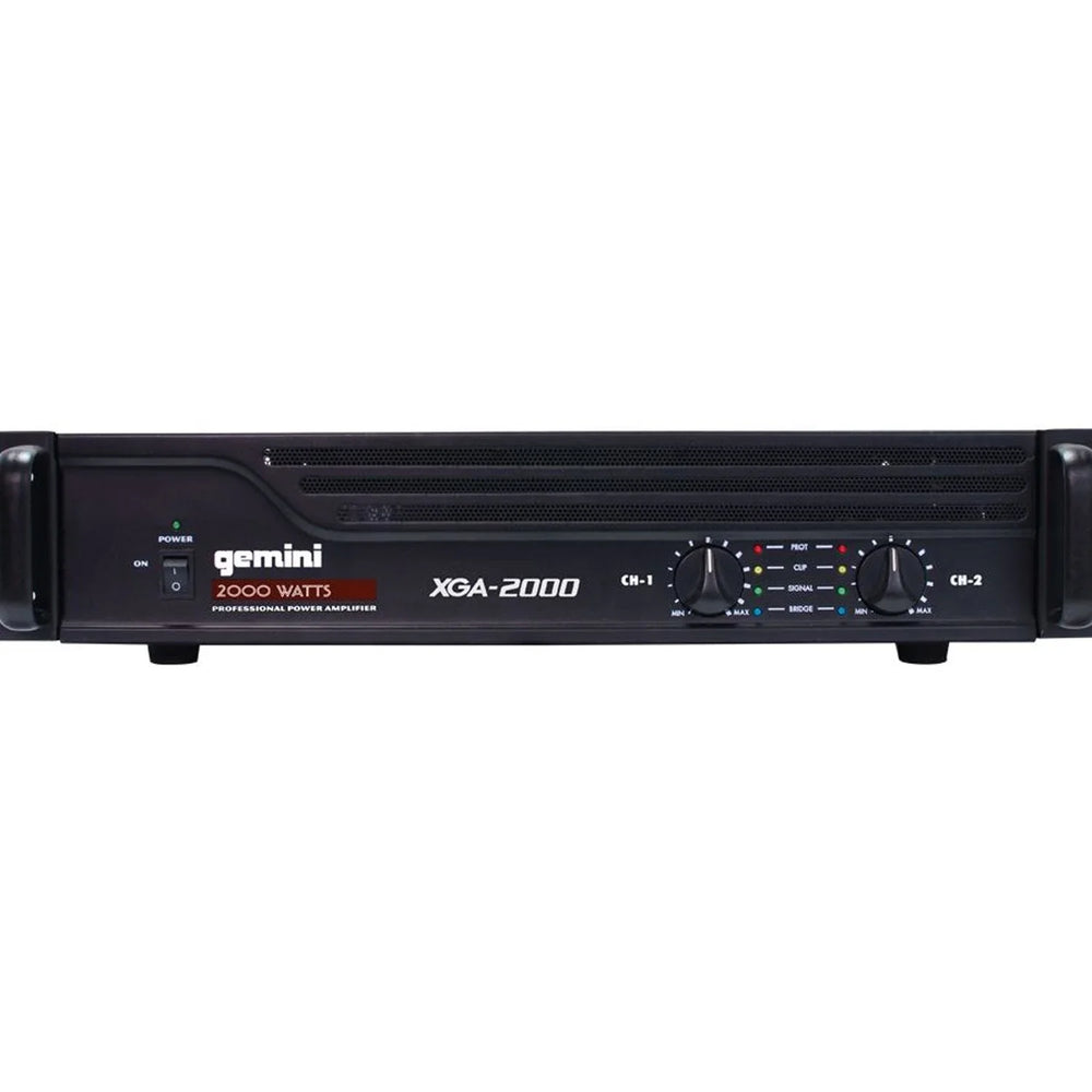 Gemini XGA-2000 Professional Power Amplifier 2000W - DY Pro Audio
