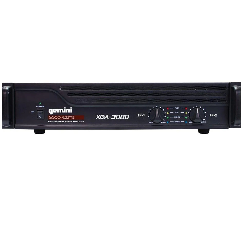 Gemini XGA - 3000 Professional Power Amplifier 3000W
