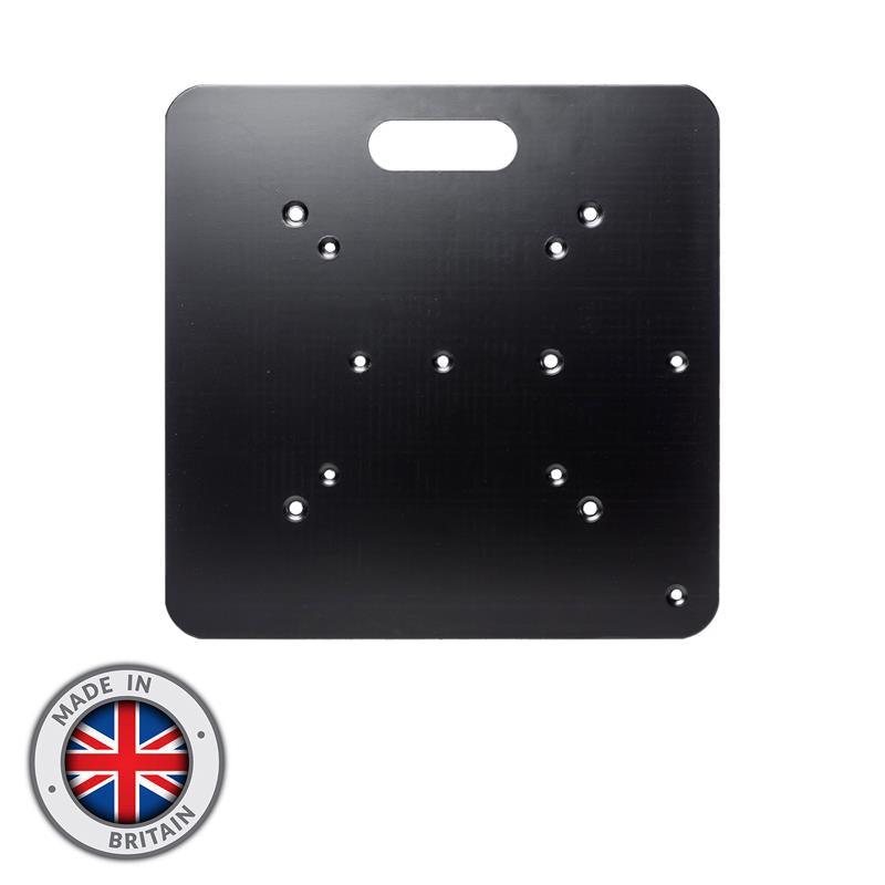 Global Truss BS450 Multi Base Plate 450 x 450mm Black F31-F34; F22-F24 (No Conicals) - DY Pro Audio