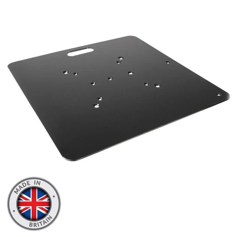 Global Truss BS600 Multi Base Plate 600 x 600mm Black F31 - F34; F22 - F24 (No Conicals)