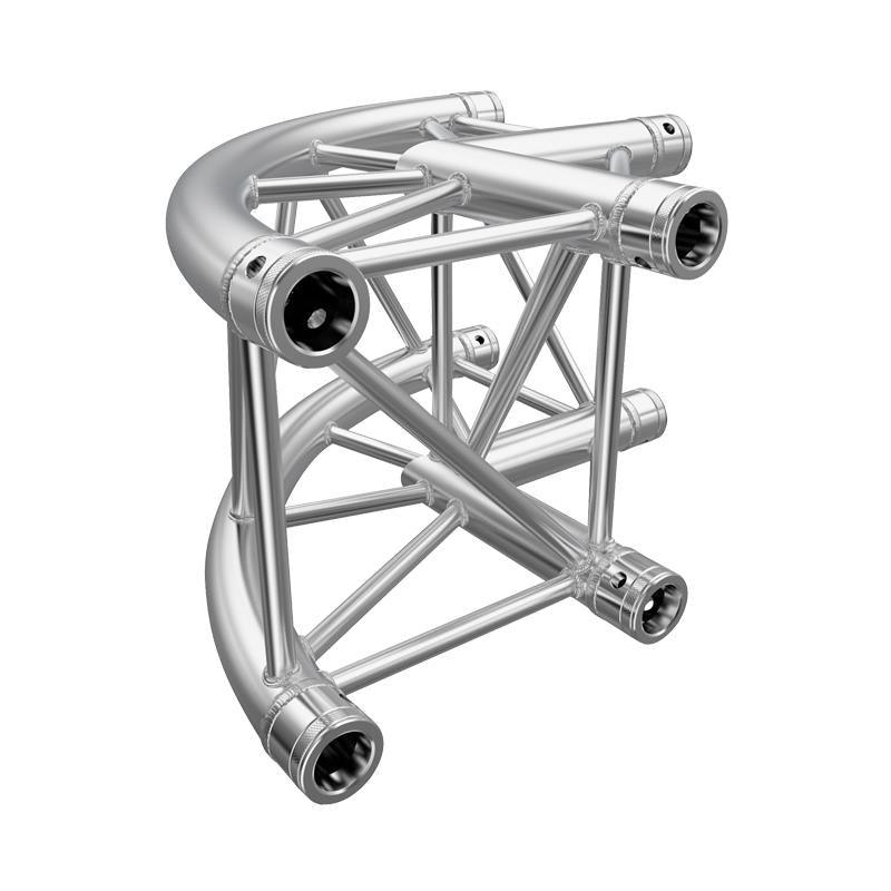 Global Truss F34 PL 2 Way 90 Degree Corner Round (C21-R500PL) - DY Pro Audio