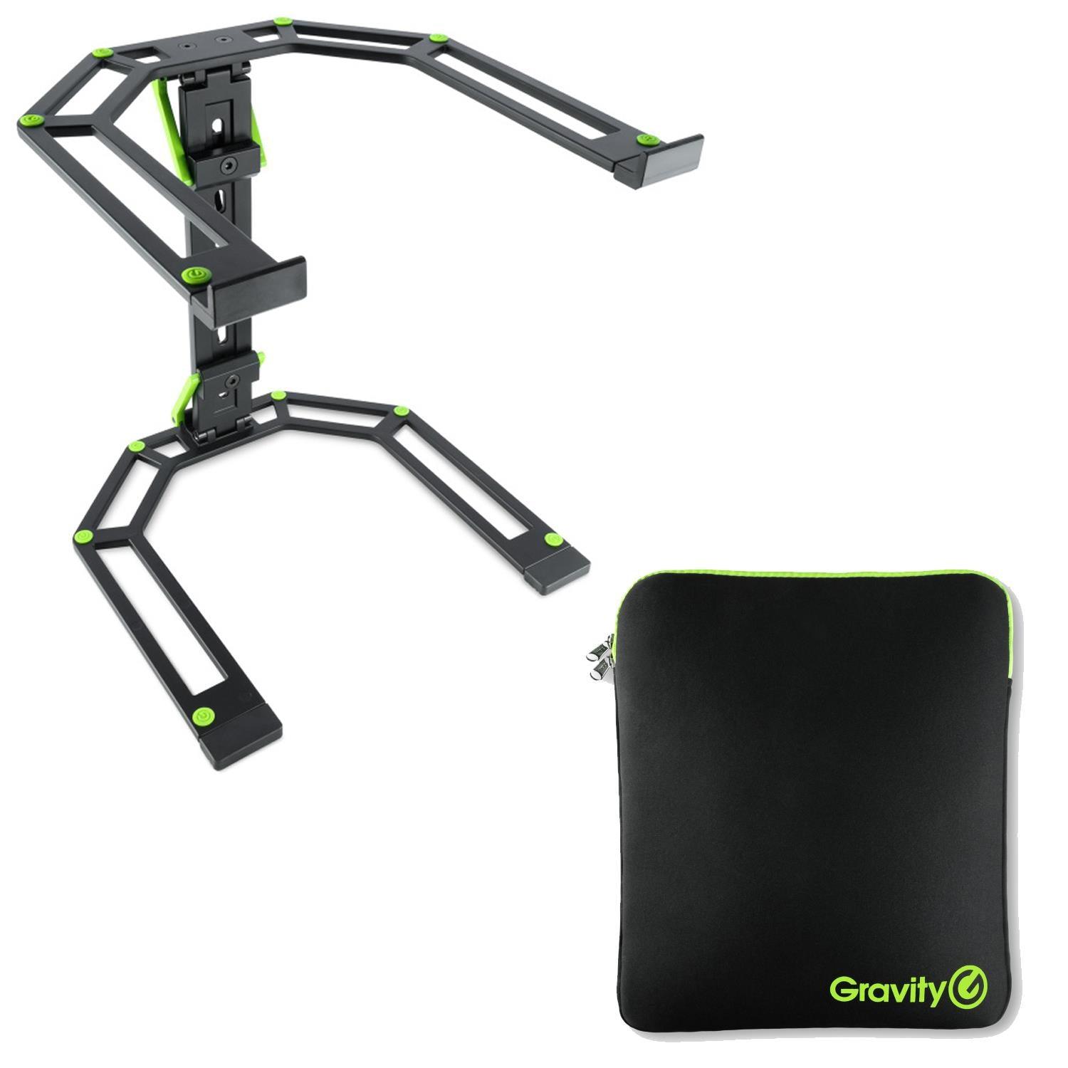 Gravity LTS 01 B SET 1 Adjustable Stand for Laptops and Controllers With Bag - DY Pro Audio