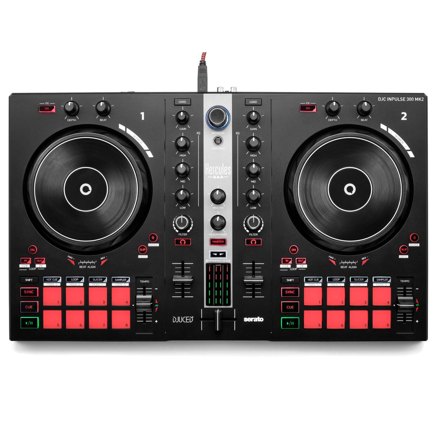Hercules DJ Control Inpulse 300 MK2 DJ Controller - DY Pro Audio