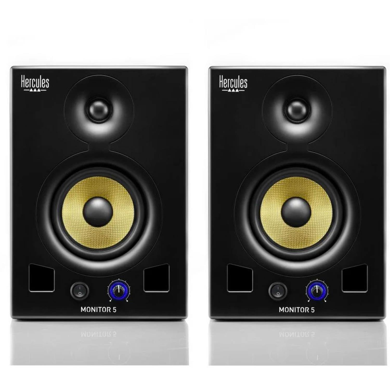 Hercules DJ Monitor 5 Active 5" monitors (pair) - DY Pro Audio