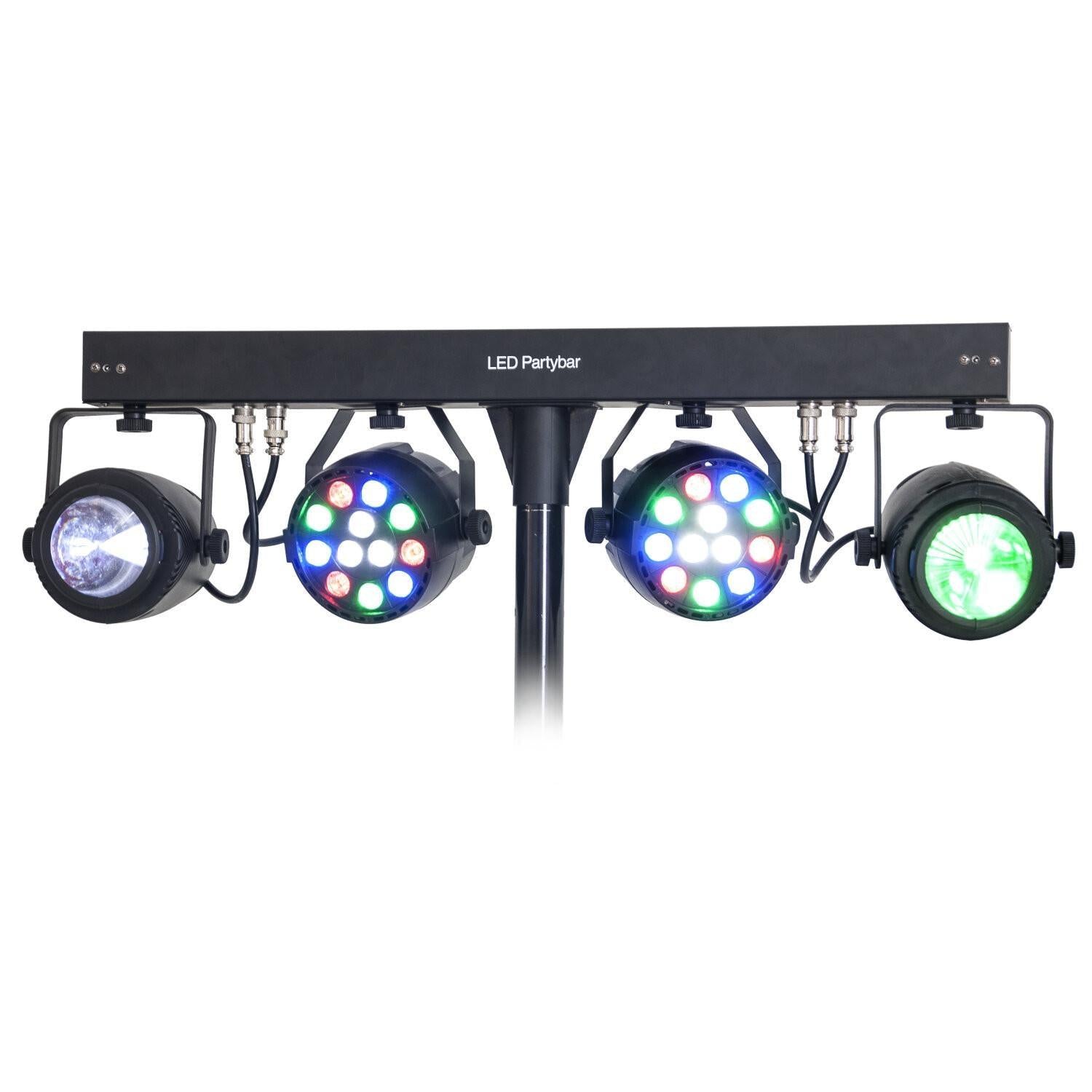 Ibiza DJLIGHT60 Light Stand with Par Cans & Moon Effect - DY Pro Audio