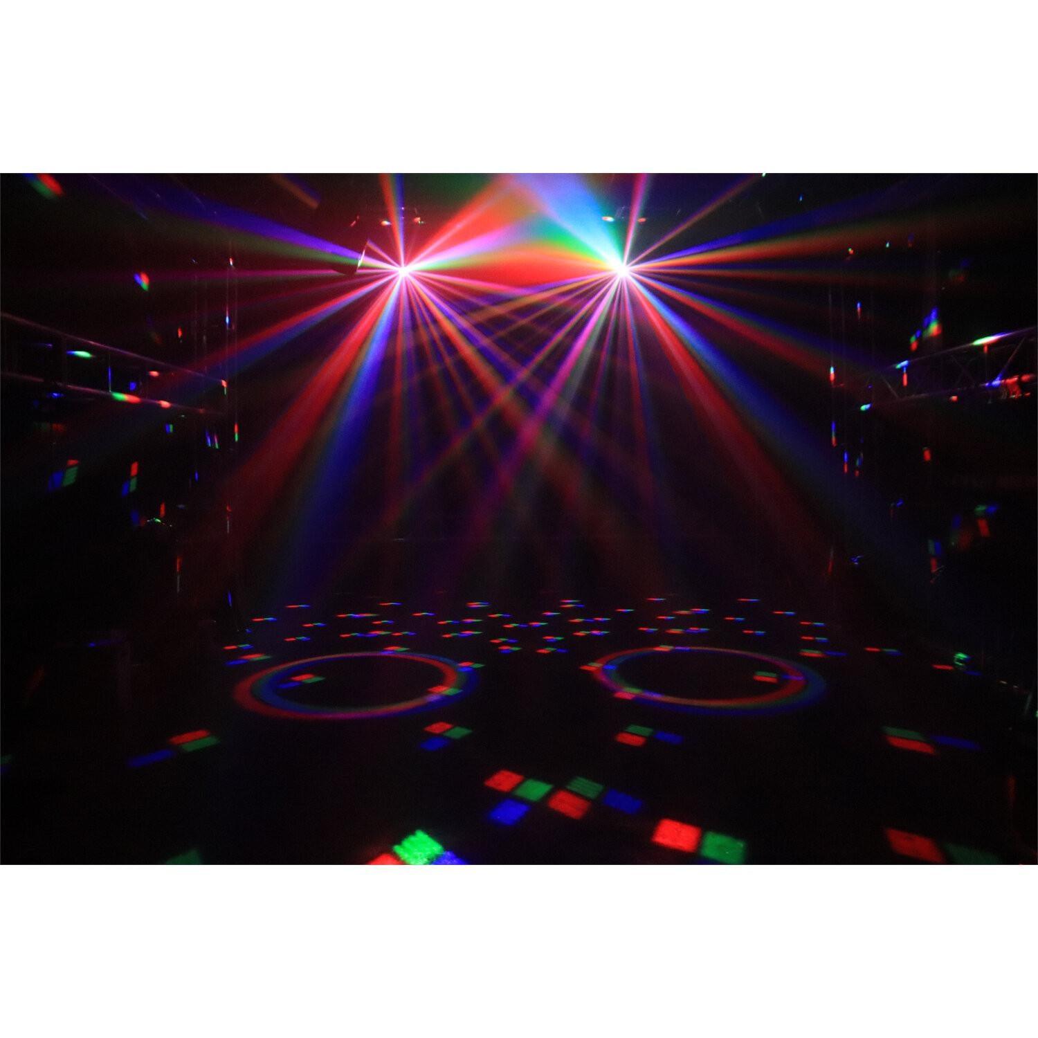 Ibiza FullMoon 5-in-1 DMX Light Effect, Wash, UV, LASER, Strobe, Astro - DY Pro Audio