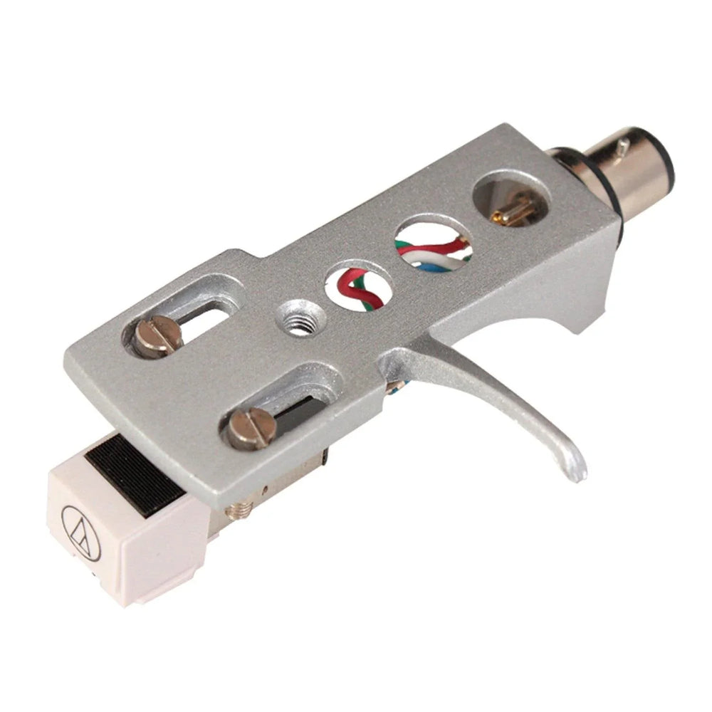 Ibiza Headcart Headshell with AUDIO TECHNICA Cartridge Stylus for Turntable DJ - DY Pro Audio