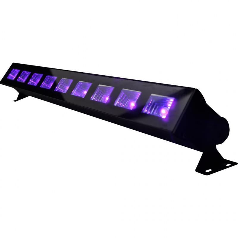 Ibiza LED 9 x 3w UV Bar - DY Pro Audio