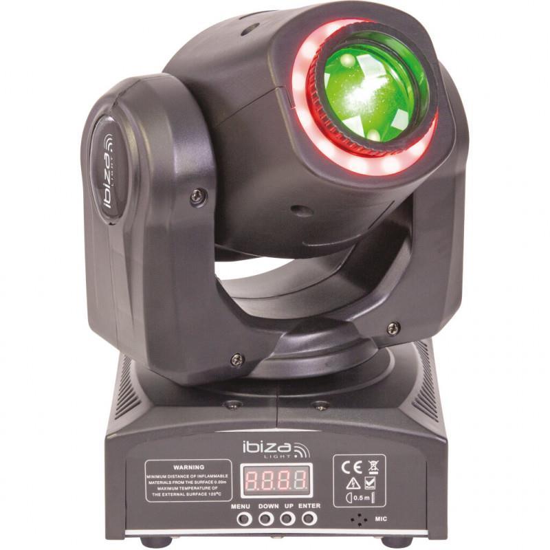 Ibiza Light MHSPOT30-FX 2-IN-1 Spot with Animation LED Moving Head - DY Pro Audio