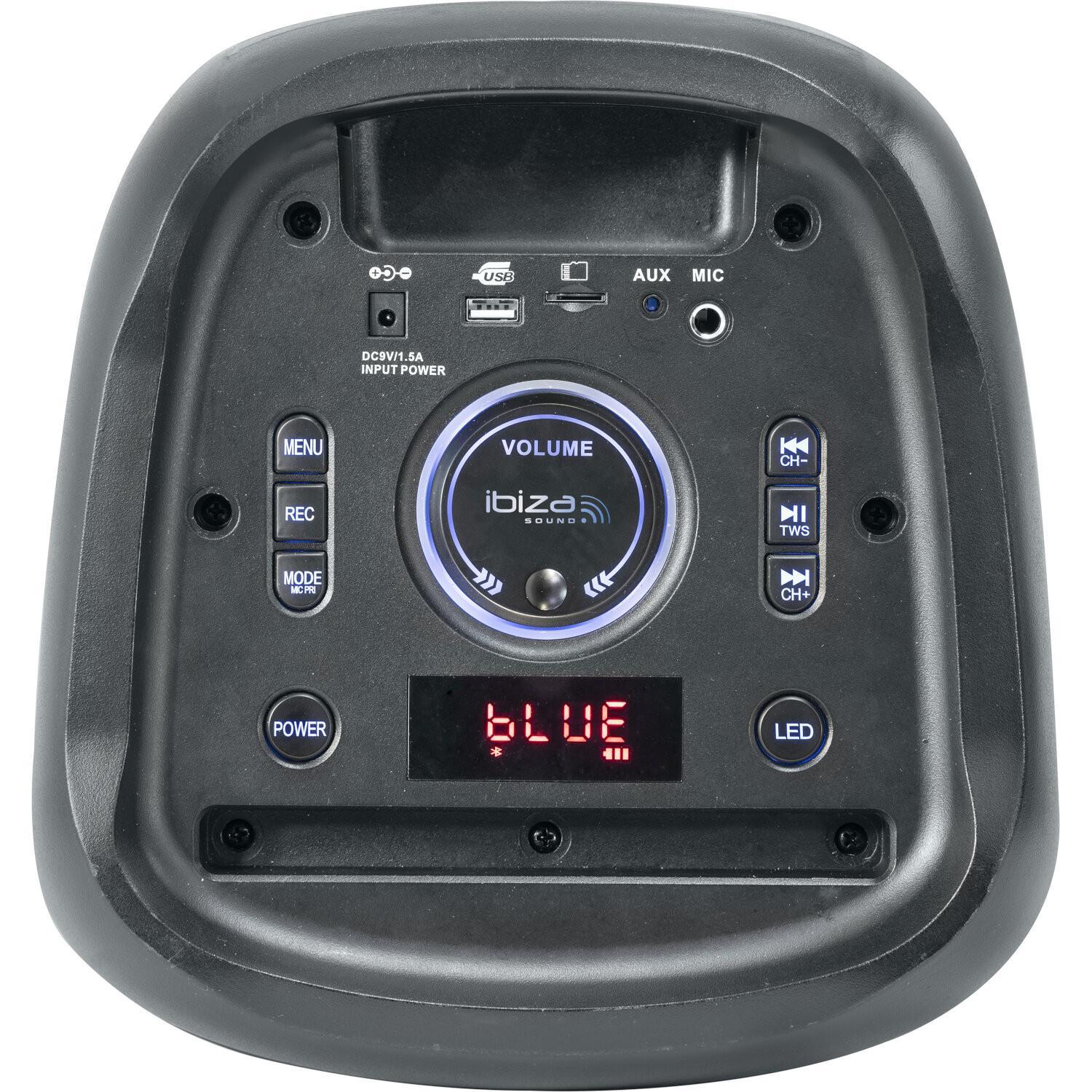 Ibiza MERCURE50 LED 500w Party Speaker with Bluetooth, USB, SD, TWS - DY Pro Audio