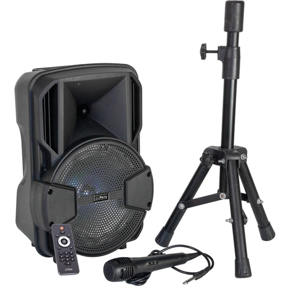 Ibiza Party Mobile 8 Active Speaker with Stand and Microphone - DY Pro Audio