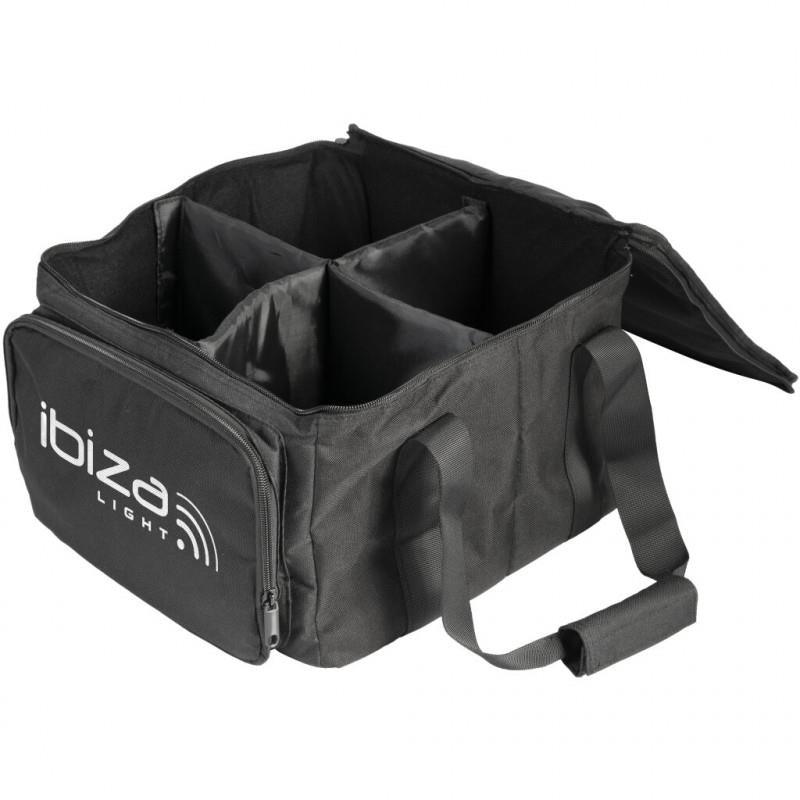Ibiza Soft Bag 4 for 4 x Battery Uplighter Par Cans - DY Pro Audio