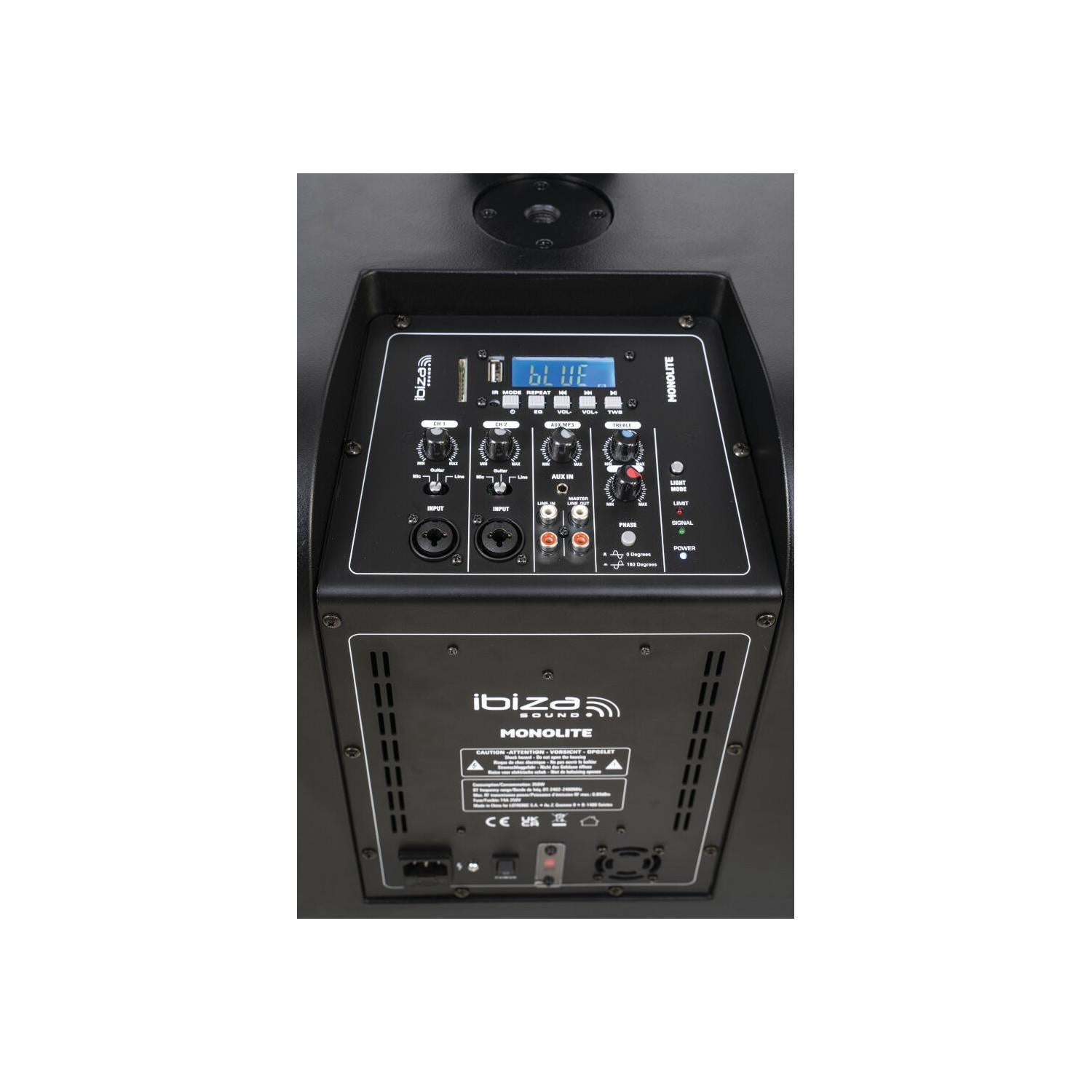 Ibiza Sound Monolite Compact 12" PA System 1000w - DY Pro Audio