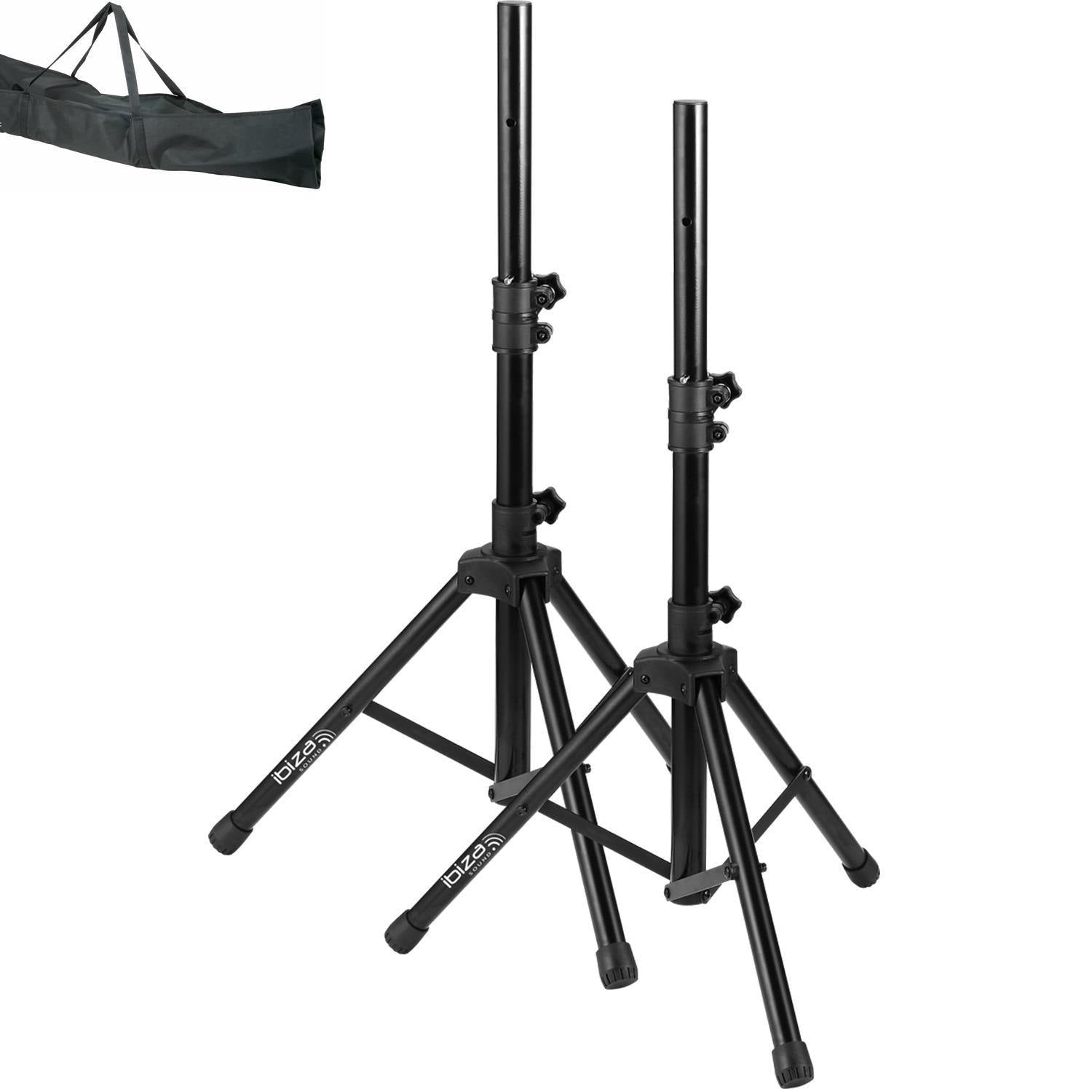 Ibiza Sound SS01B Short Speaker Stand with Bag Kit - DY Pro Audio
