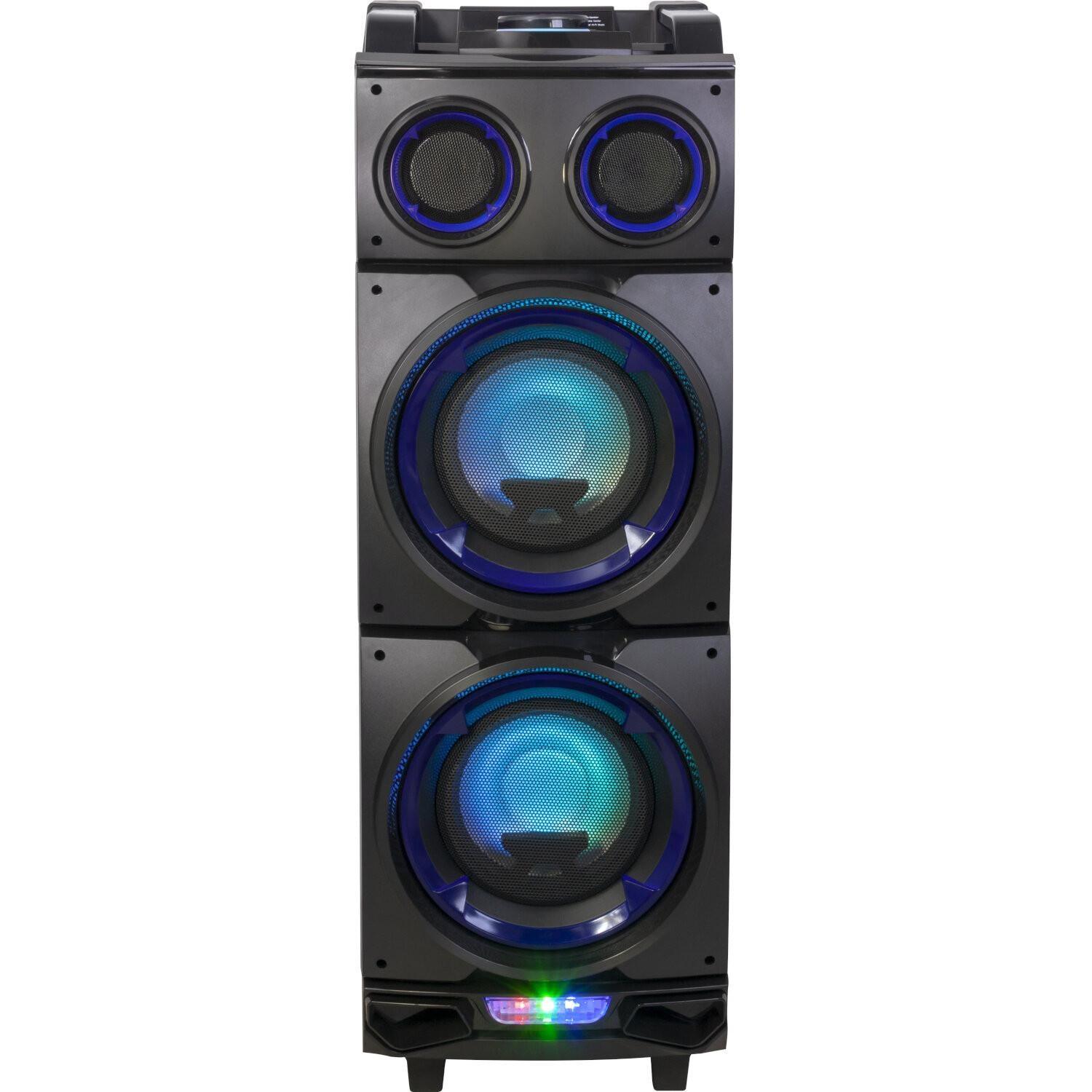 Ibiza STANDUP208 2 x 8" LED Active Soundbox with Bluetooth, Remote - DY Pro Audio