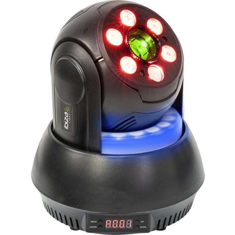 Ibiza Star-Laser Black 30W RGBW Laser Gobo Moving Head - DY Pro Audio