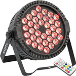 Ibiza ThinPar 36 x 1 RGB Flat LED Par Can - DY Pro Audio
