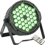 Ibiza ThinPar 36 x 1 RGB Flat LED Par Can - DY Pro Audio