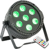Ibiza ThinPar 7 x 6 RGBW Flat LED Par Can