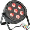 Ibiza ThinPar 7 x 6 RGBW Flat LED Par Can