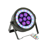 Ibiza ThinPar 7 X 6W RGBW Ring Flat LED Par Can - DY Pro Audio