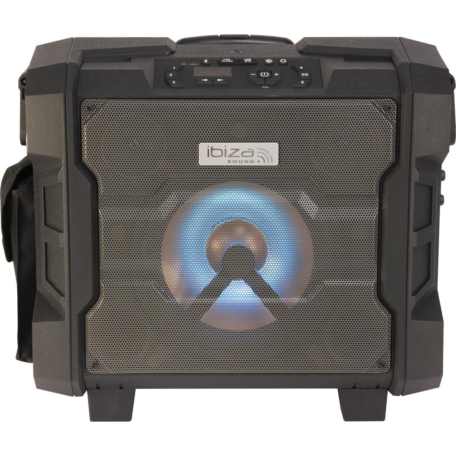 Ibiza WPORT10-300 300w Waterproof Trolley Speaker with Bluetooth,USB, Mic - DY Pro Audio