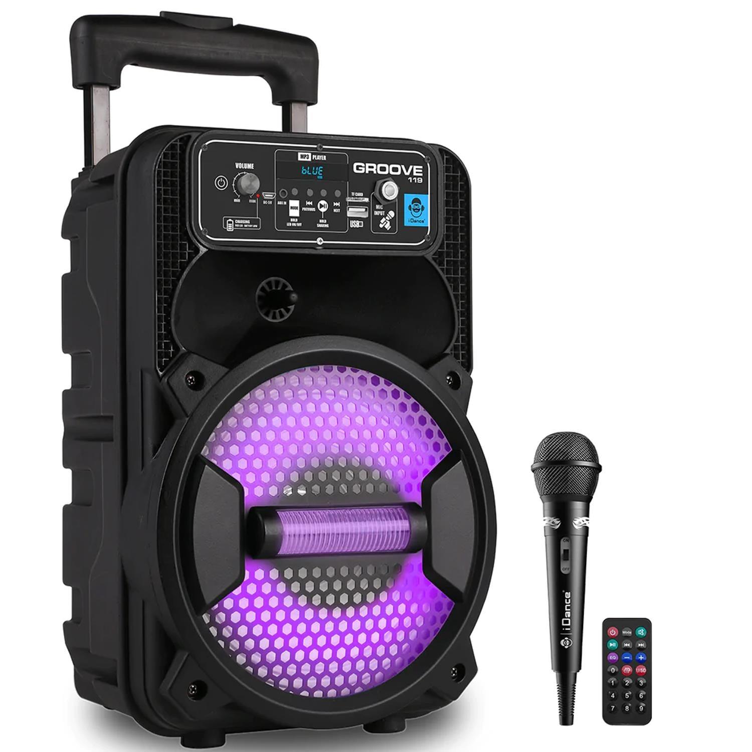 iDance Groove 119 Rechargeable Bluetooth LED Party System - DY Pro Audio