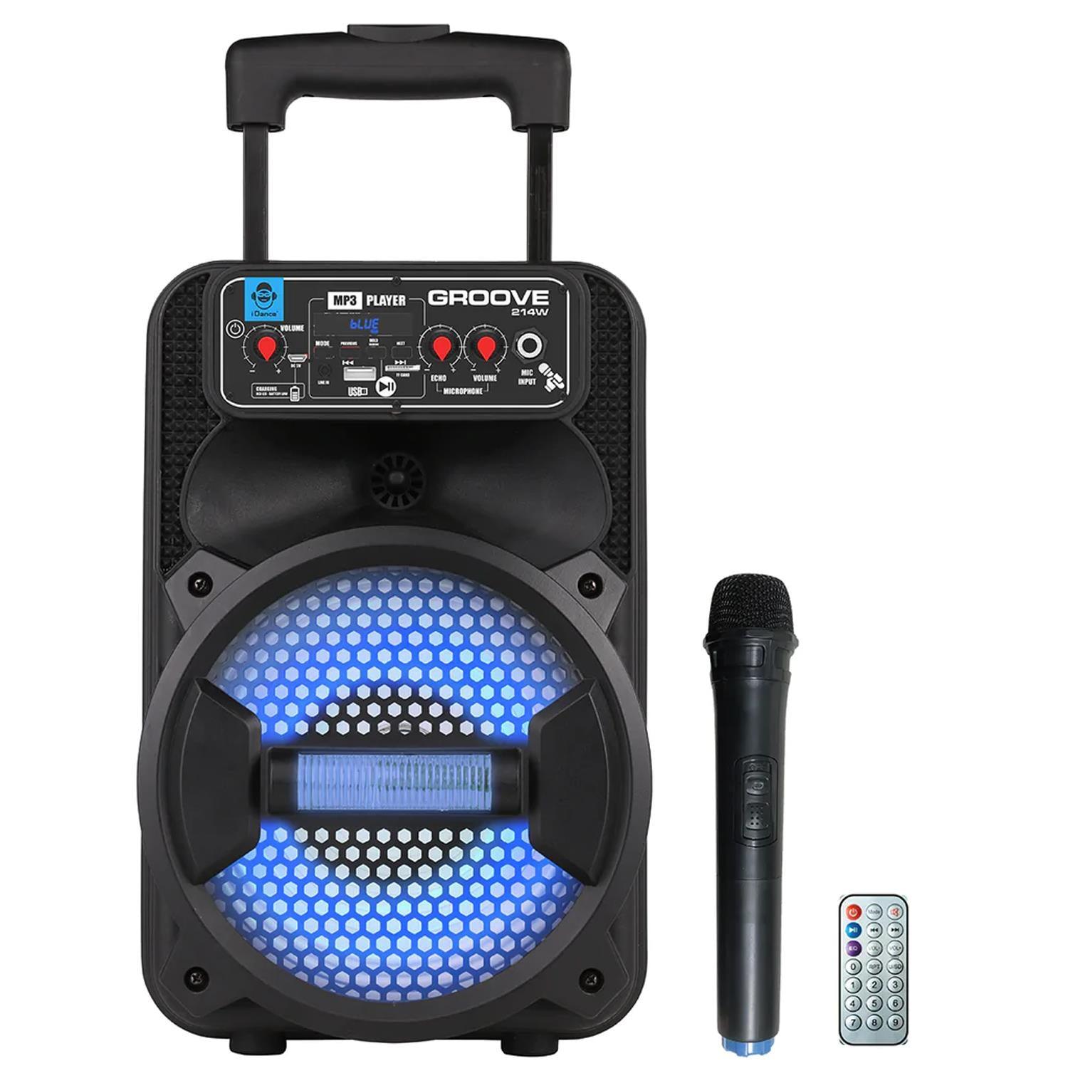 iDance Groove 214 Rechargeable Bluetooth LED Party System - DY Pro Audio