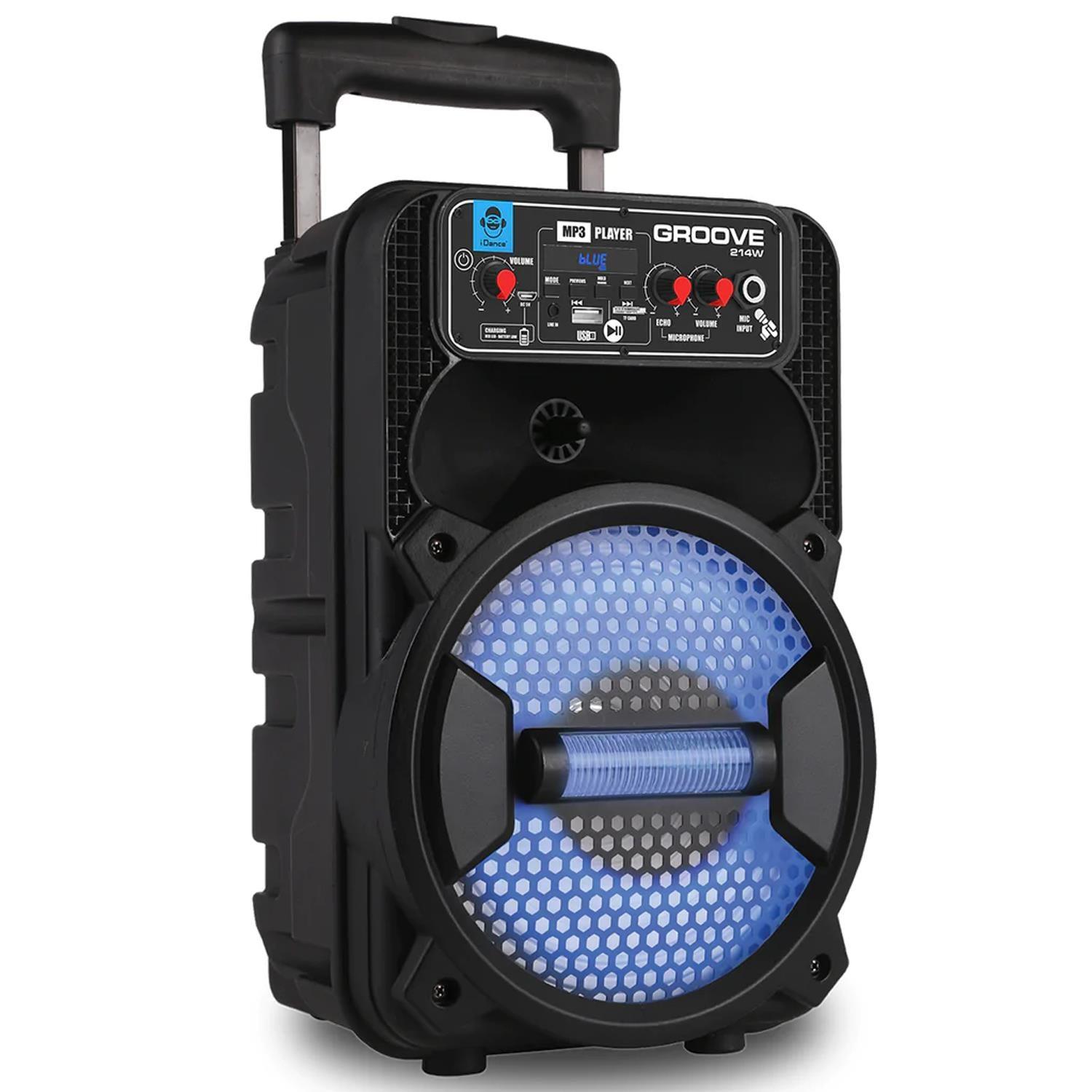 iDance Groove 214 Rechargeable Bluetooth LED Party System - DY Pro Audio