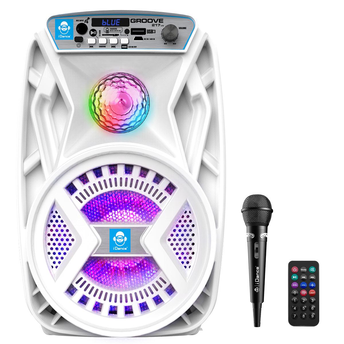 iDance Groove 217 Rechargeable BT Wireless Partybox with Disco Lighting + Karaoke ~ 200W - DY Pro Audio