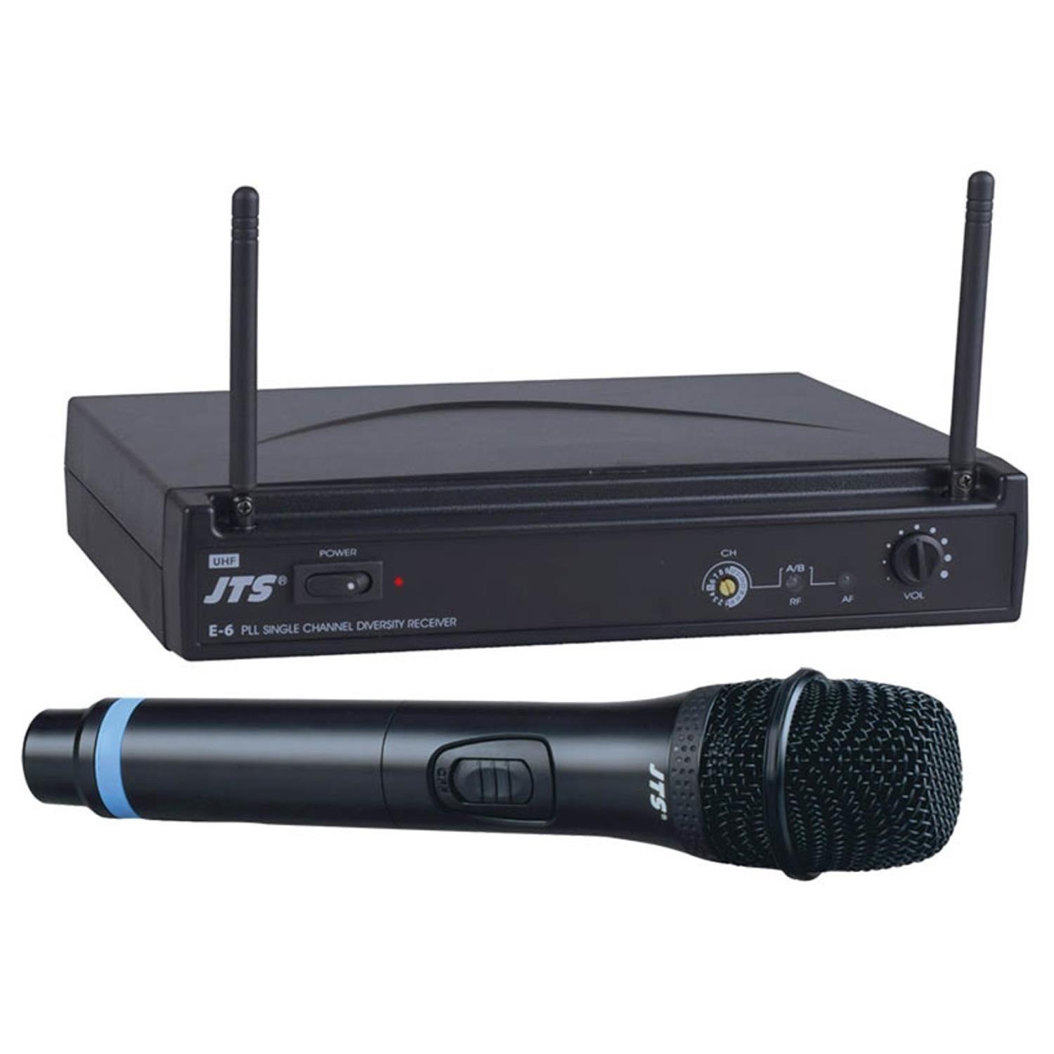 JTS E-6 E-6TH UHF Single Channel Handheld System - DY Pro Audio