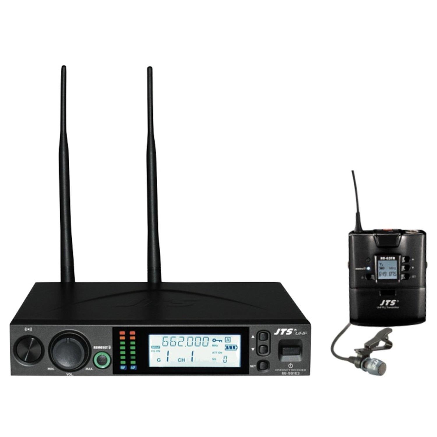 JTS RU-901G3 RU-G3TB+CM-501 Single Channel True Diversity UHF Bodypack Wireless System - DY Pro Audio