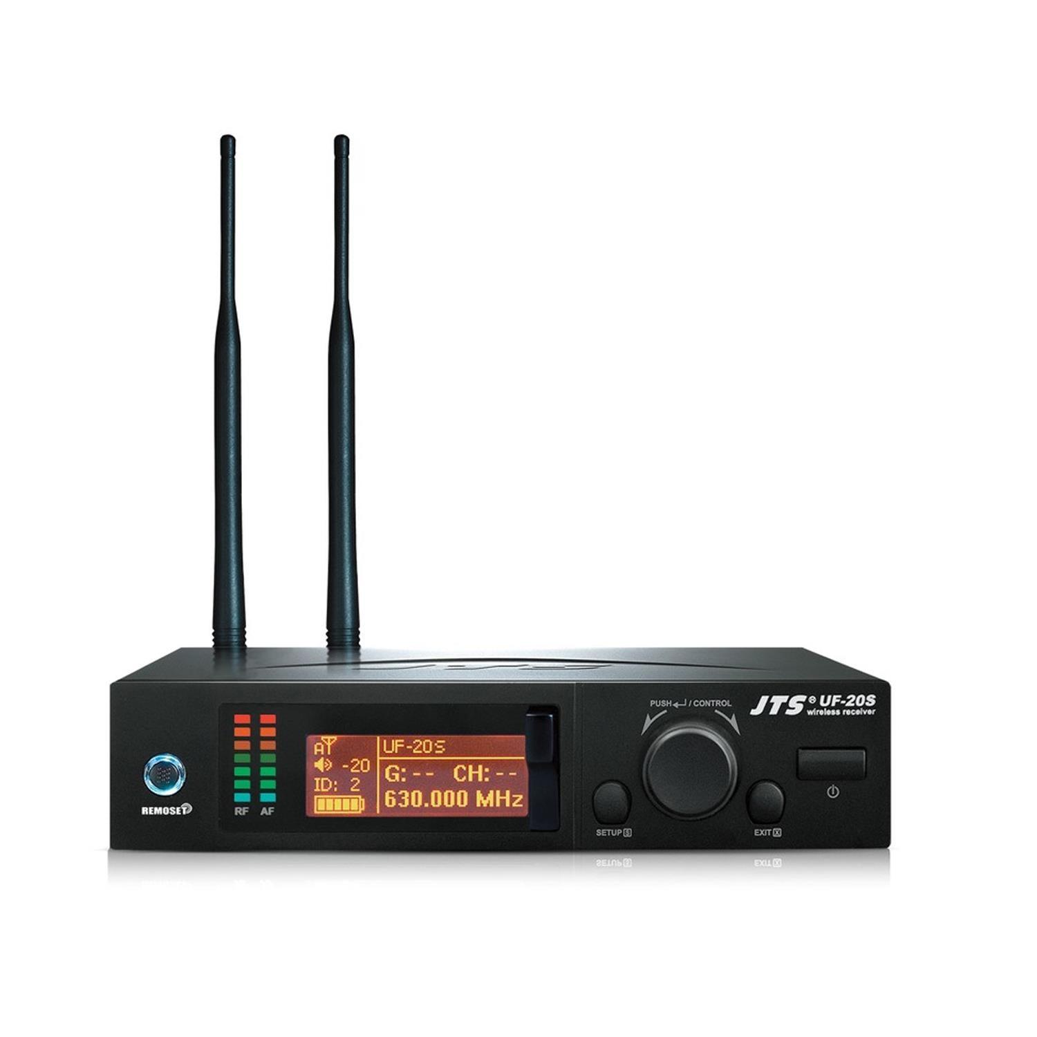 JTS UF-20S Single Channel Wireless Microphone Receiver - DY Pro Audio