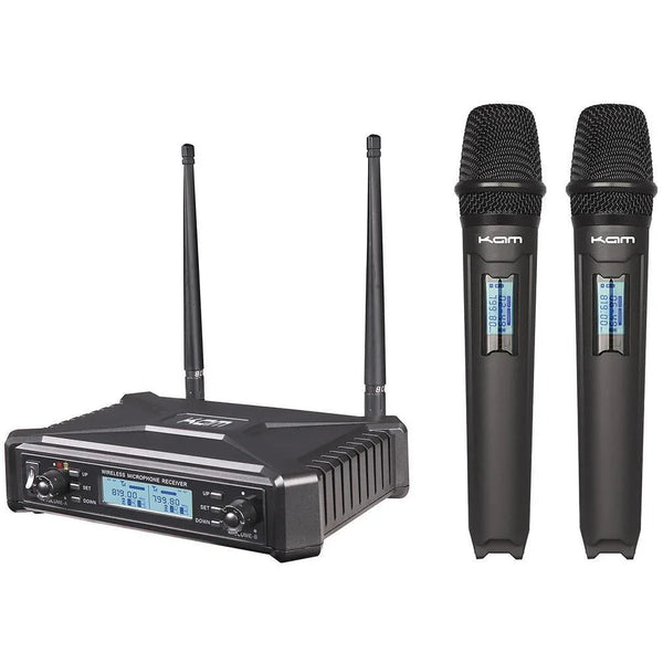 Kam KWM1920 Dual UHF Handheld Wireless Microphone System