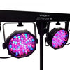 KAM LED PartyBar V2 Portable Lighting DJ Disco Bundle - DY Pro Audio