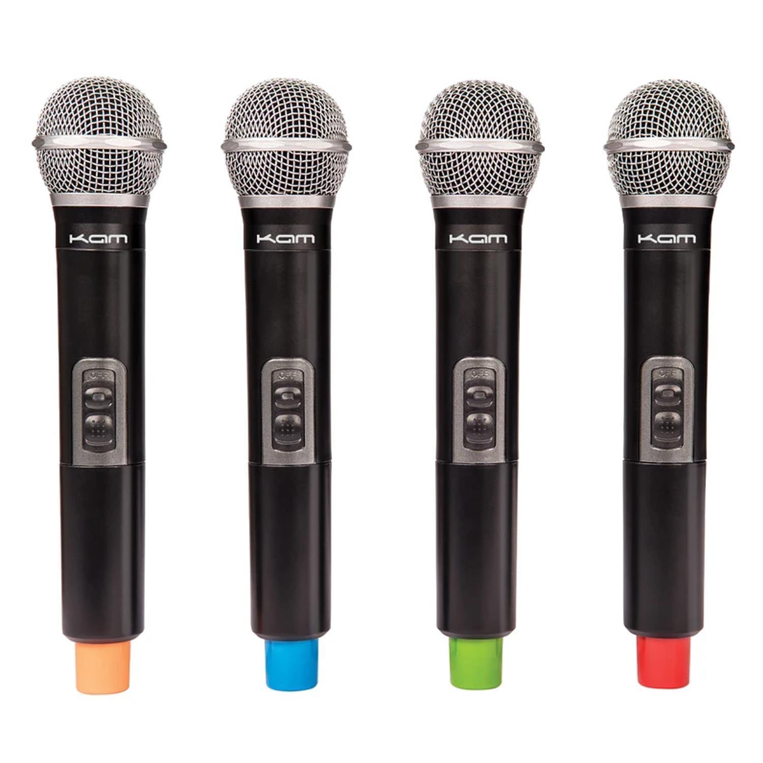 KAM Quartet ECO Wireless Microphone System - 4 Mics / Receiver - DY Pro Audio