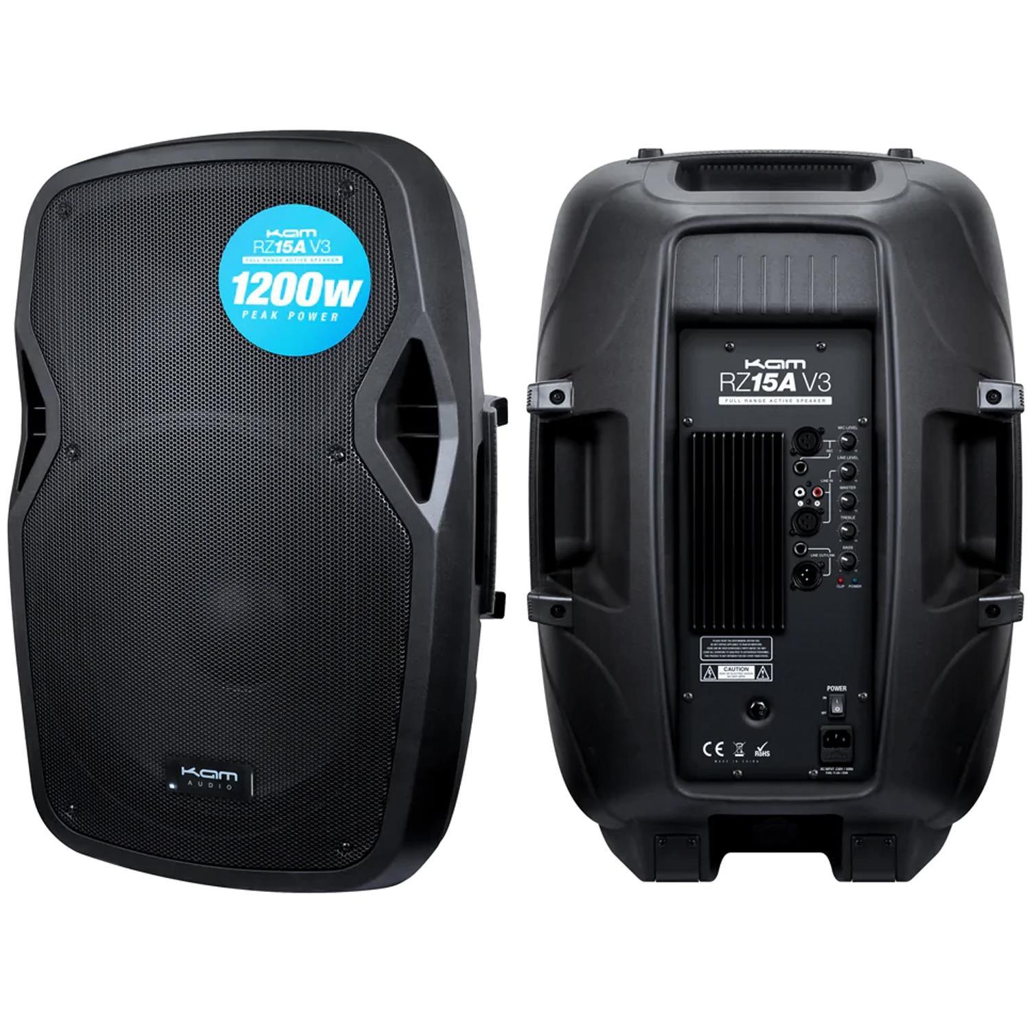 KAM RZ15A 15" Active Speaker - DY Pro Audio