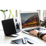 Kanto S2 Small Desktop Speaker Stands Black - DY Pro Audio