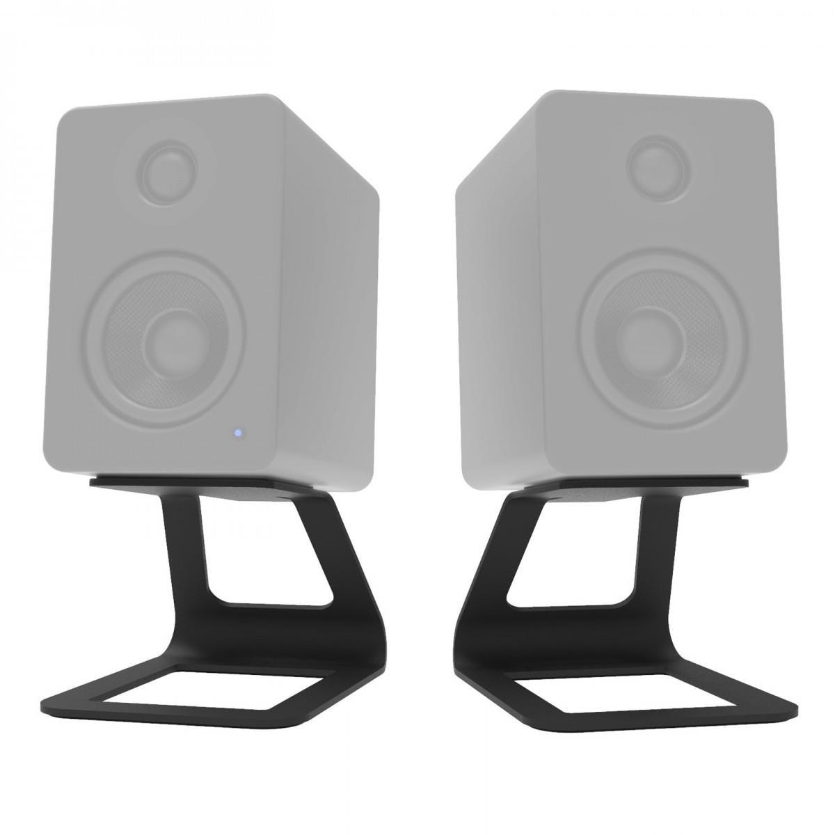 Kanto SE2 Elevated Desktop Speaker Stands (Small) Black - DY Pro Audio
