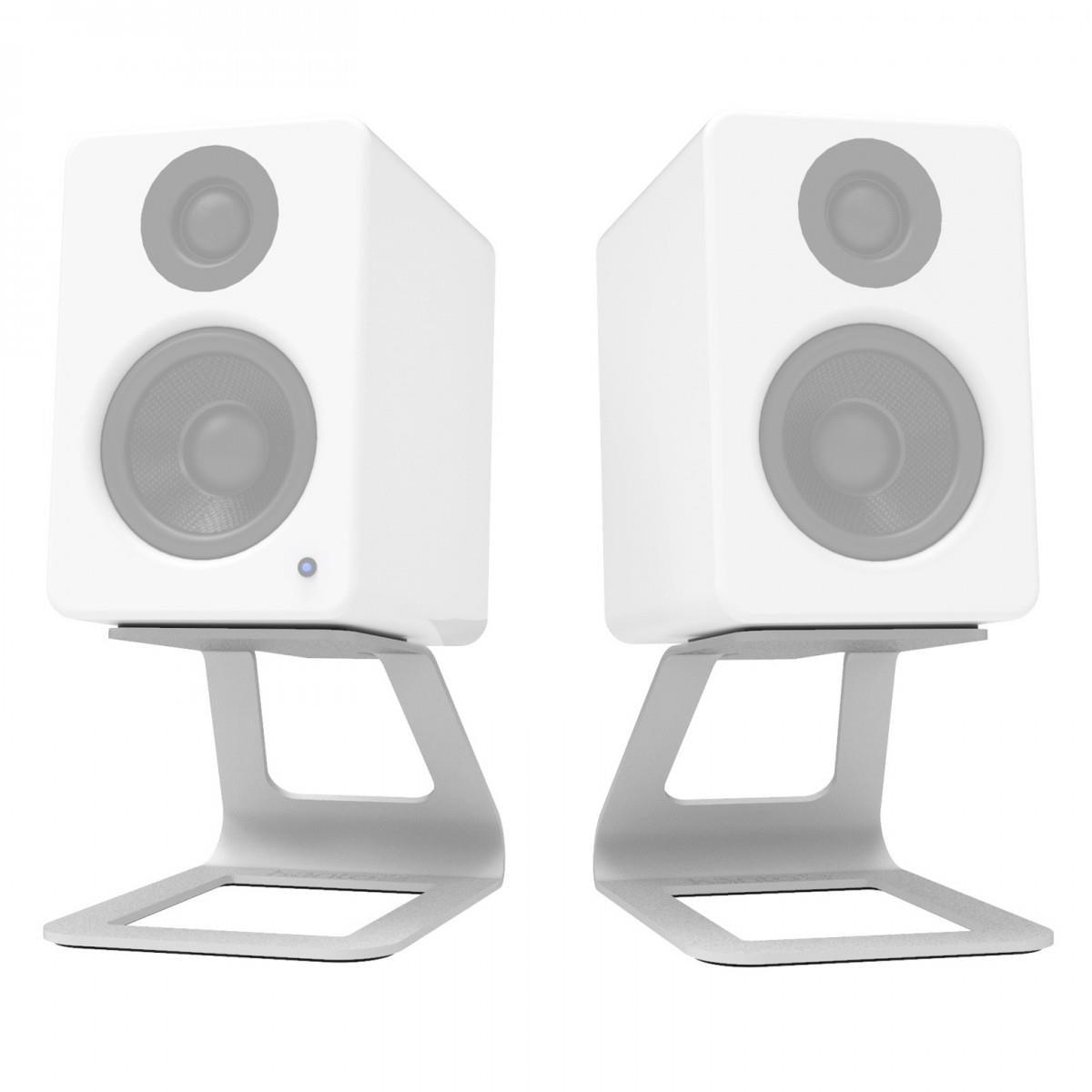 Kanto SE2 Elevated Desktop Speaker Stands (Small) White - DY Pro Audio