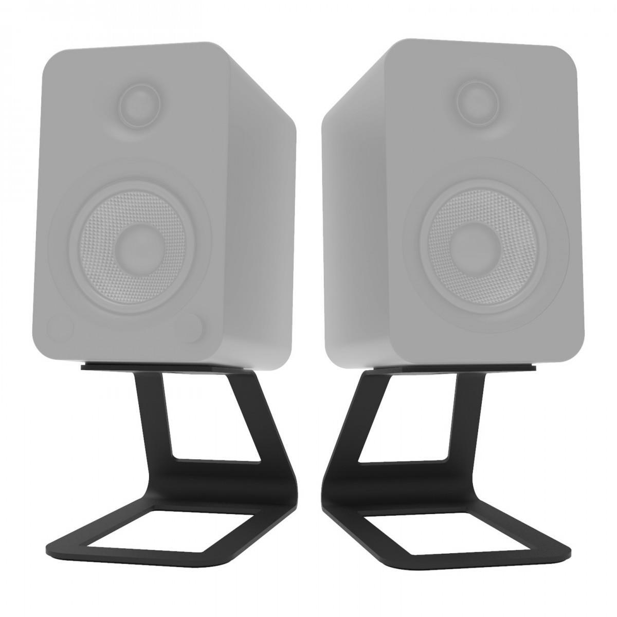 Kanto SE4 Elevated Desktop Speaker Stands (Medium) Black - DY Pro Audio