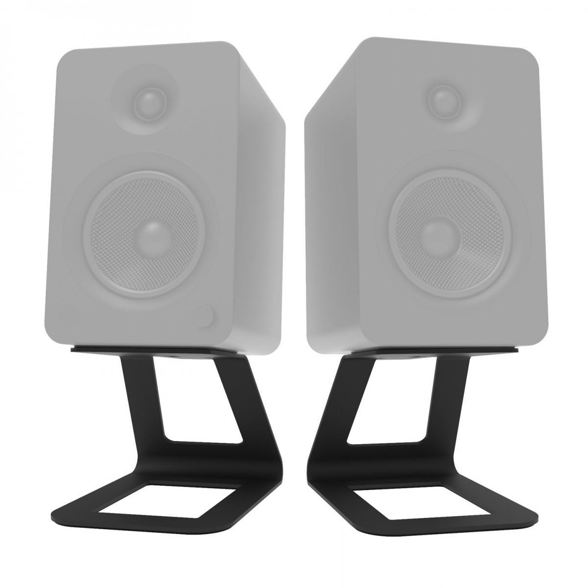 Kanto SE6 Elevated Desktop Speaker Stands (Large) Black - DY Pro Audio