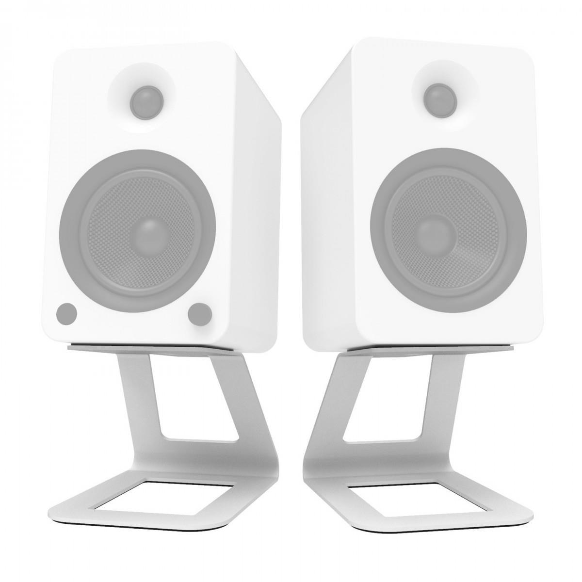 Kanto SE6 Elevated Desktop Speaker Stands (Large) White - DY Pro Audio