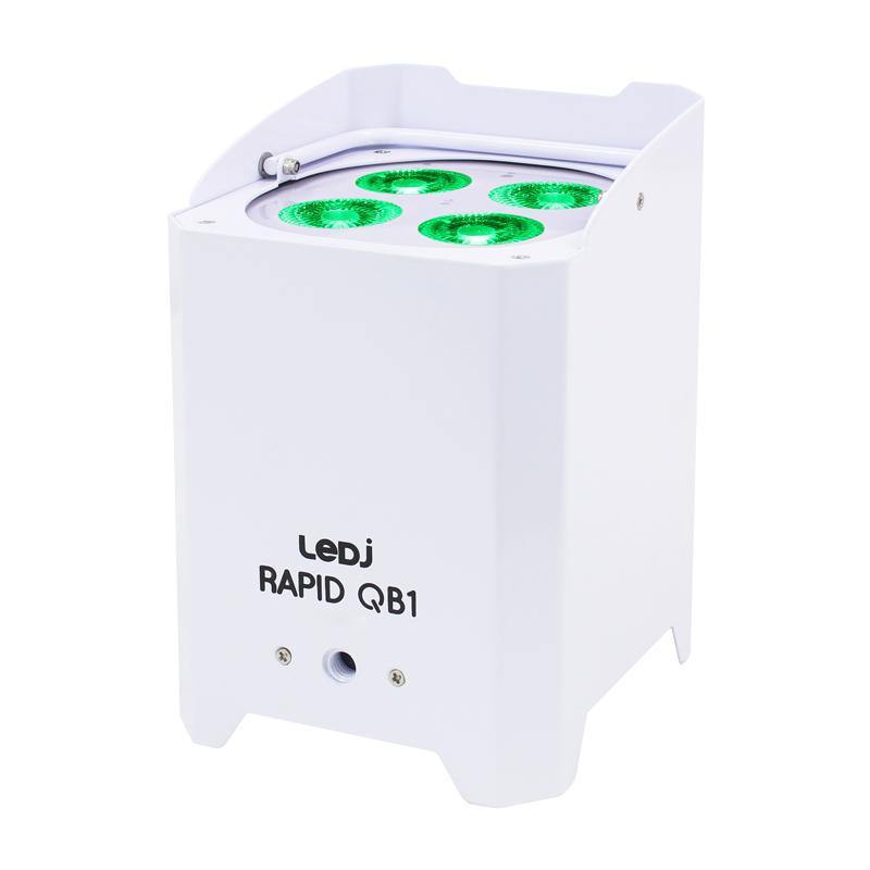 LEDJ Rapid QB1 RGBA IP (White Housing) - DY Pro Audio